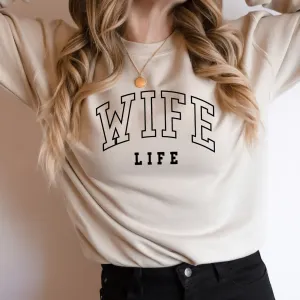 For Real- Wife Life Sweatshirt nursing bras sale