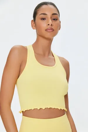 Forever 21 Damen Aktives Nahtloses Cropped Tanktop Mimosa Forever 21