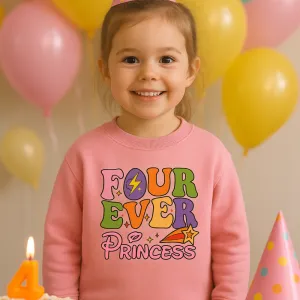 Four Ever Princess Sweatshirt girls clothes cheap