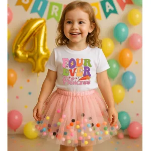 Four-Ever Princess Tee & Tutu Set girls clothes cheap