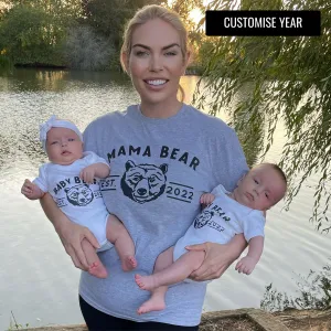 Frankie Essex In The Wild Mama Baby Bear Established Matching T-Shirt/Bodysuit maternity dresses promo