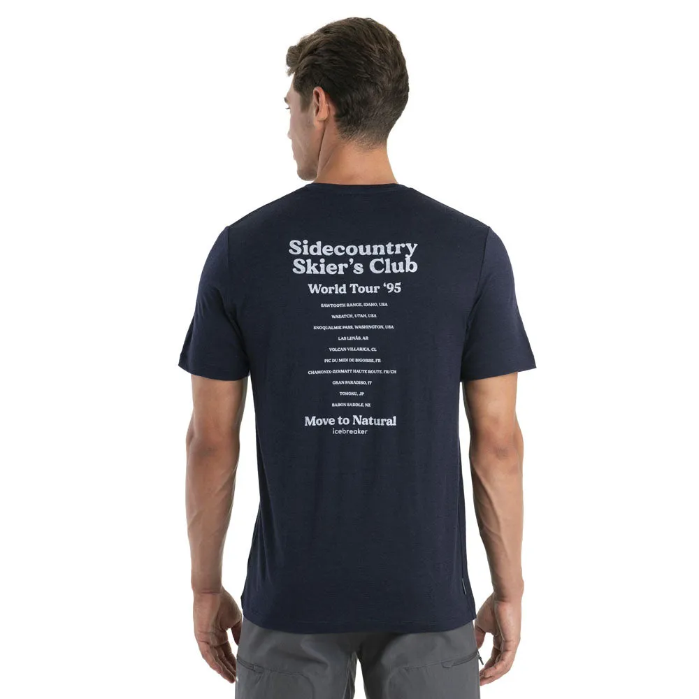 Search For Best Icebreaker Men's Merino 150 Tech Lite II Short Sleeve Tee Sidecountry Skiers Club with fast shipping, more discount and more surprise!