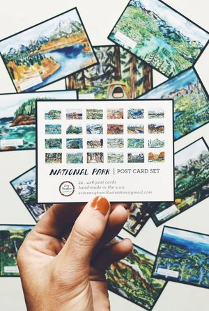 78% off Free Shipping Erin Vaughan National Parks Post Card ,100% Original on sale, choose our best Items, great discount for you.