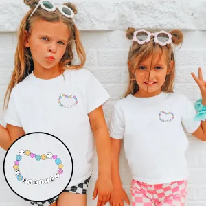 Friendship Bracelets Besties Matching T-Shirts girls pajamas promo