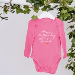 From Mum's Favourite Long Sleeve bodysuit cheap baby clothes online
