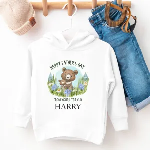 From Your Little Cub- Personalised Name Hoodie boys fashion clearance