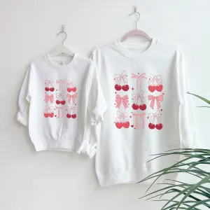 Fruity Coquette Icons Matching Sweatshirts breastfeeding tops cheap