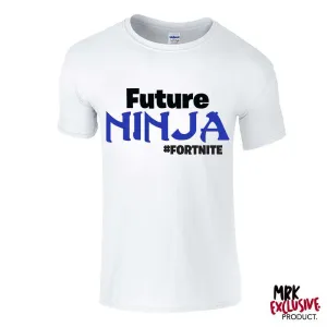 Future Ninja Gaming Kids White Tee (MRK X) boys apparel promo code