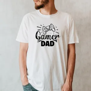 Gamer Dad White T-Shirt dad hats promo code