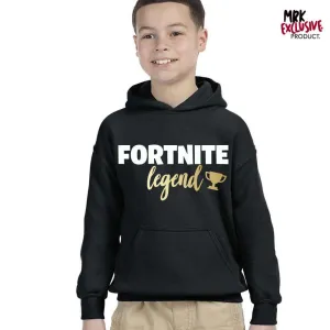 Gaming Legend Kids Black Hoodie (MRK X) boys fashion clearance