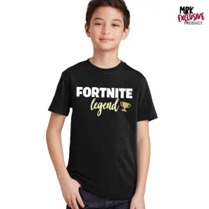 Gaming Legend Kids Black Tee (MRK X) boys apparel promo code