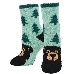 Ebay On Discount Get 'Bear' Printed Plush Women's Socks Cheap Sale,100% Genuine is hot sale now, we provide you cheaper Items, free shipping and best service for you, 74% off!