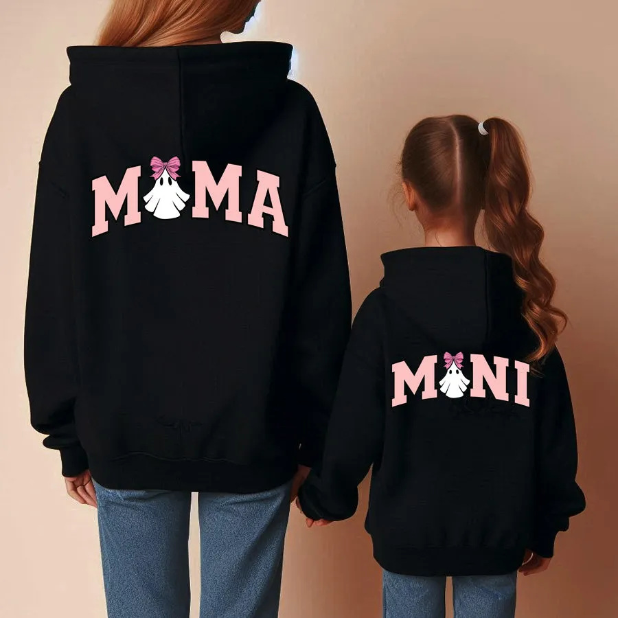 Ghost Mama & Mini Back Logo Matching Hoodies breastfeeding tops cheap