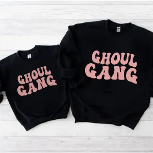 Ghoul Gang Halloween Matching Sweatshirts pregnancy clothes clearance