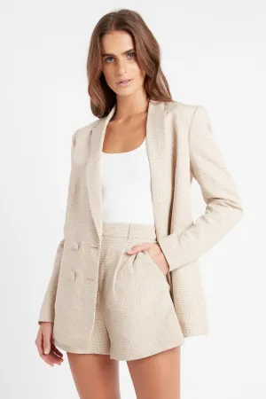 Gingham Blazer womens parkas best deals