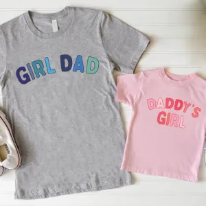 Girl Dad & Daddy's Girl Matching T-shirts dads clothes cheap
