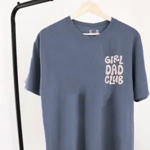 Girl Dad Club Pocket Logo T-Shirt dad bod shirts discount