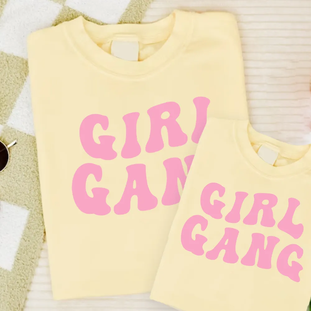 Girl Gang Retro Spring Matching T-Shirts