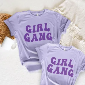 Girl Gang Retro Spring Matching T-Shirts pregnancy clothes clearance