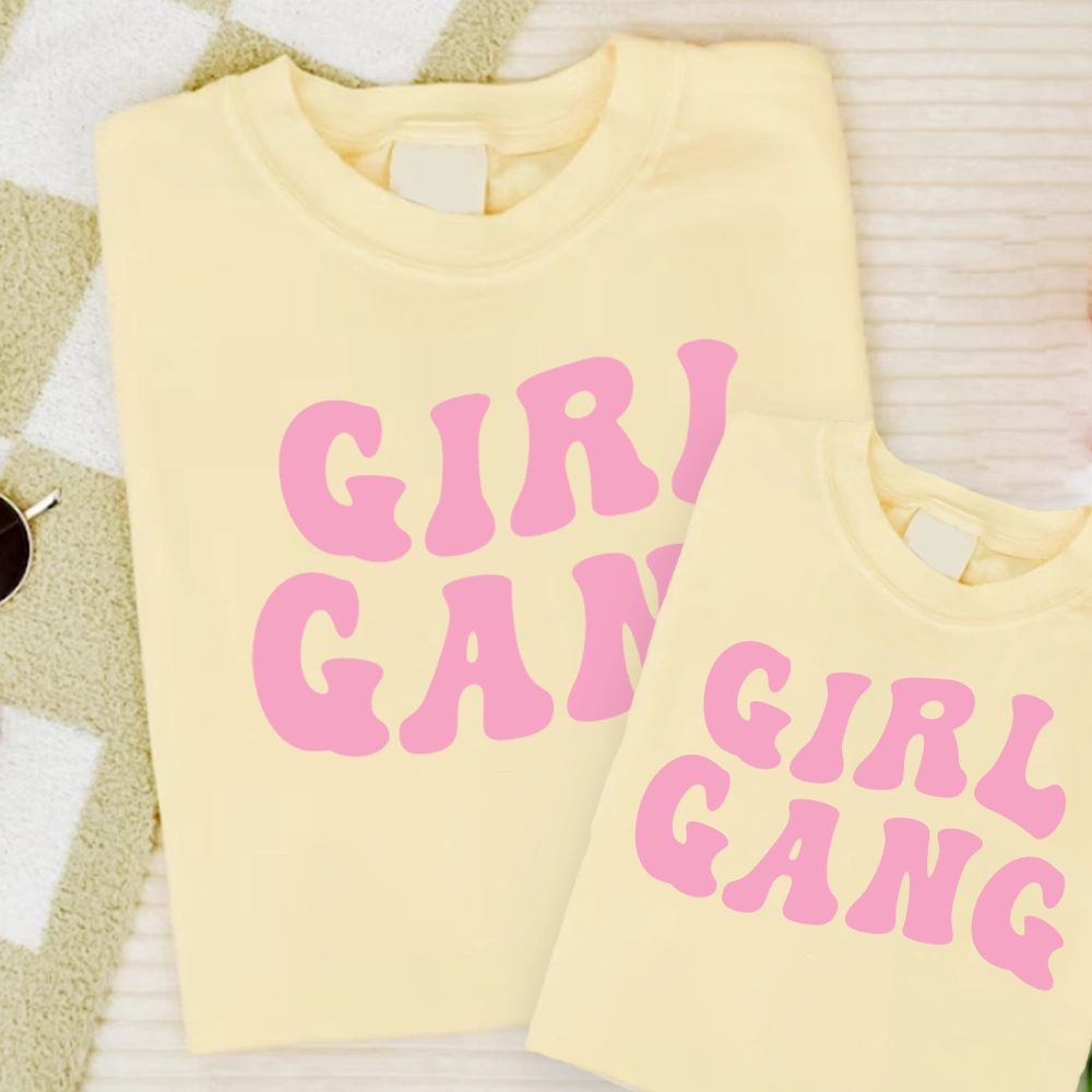 Girl Gang Retro Spring Matching T-Shirts