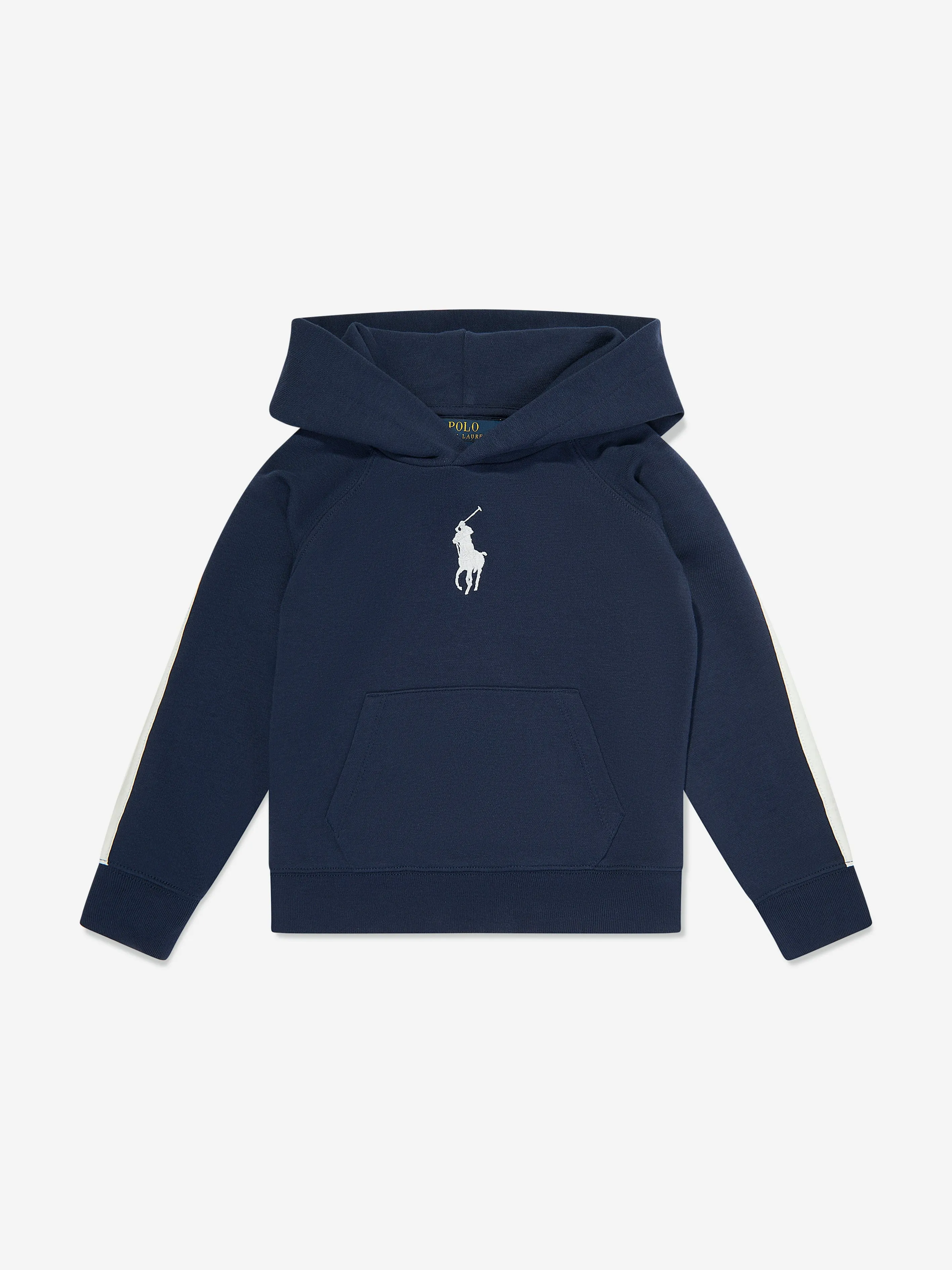 Mädchen Big Pony Kapuzenpullover in Marineblau