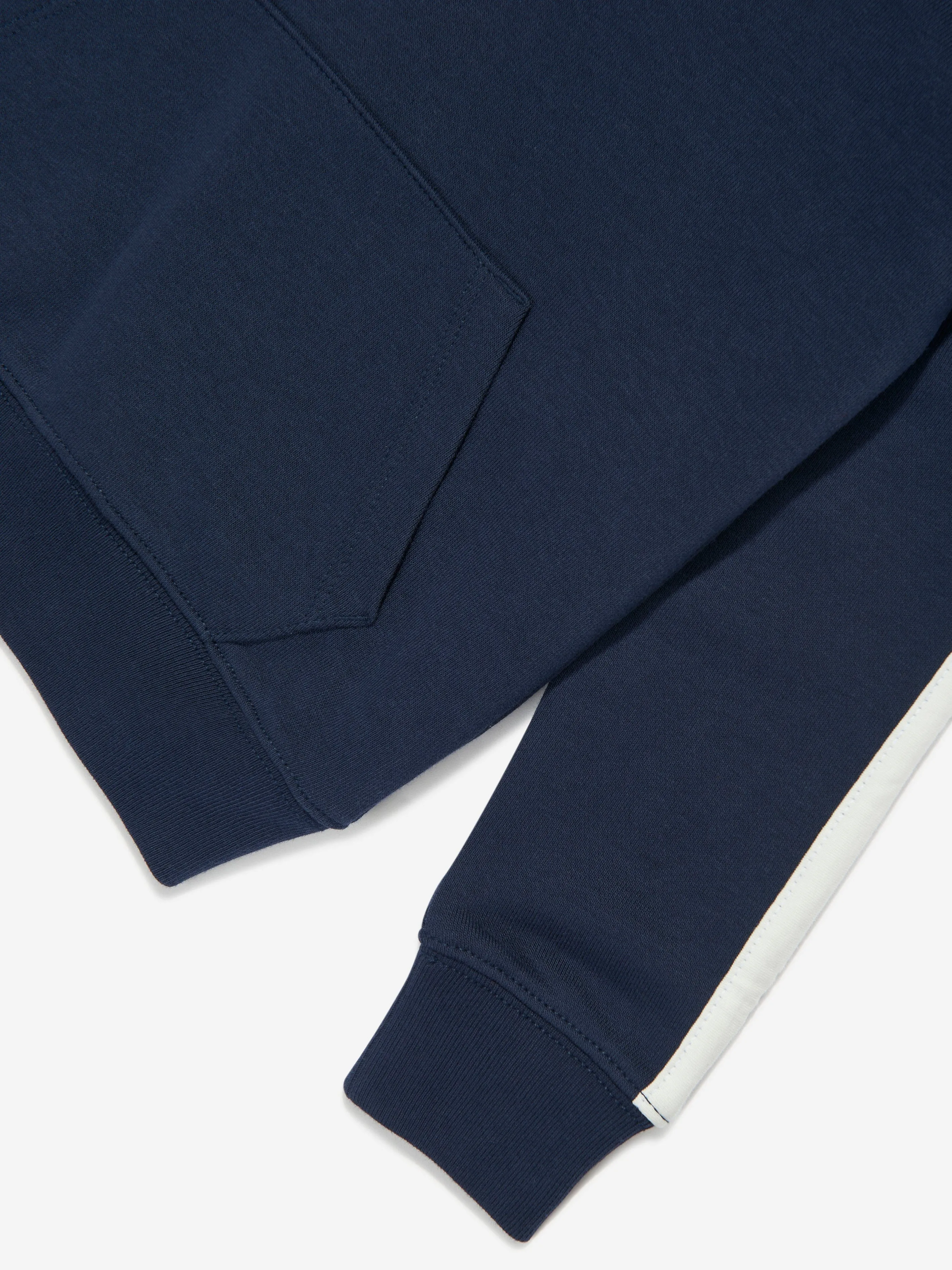 Mädchen Big Pony Kapuzenpullover in Marineblau