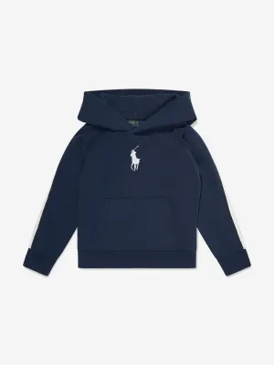 Mädchen Big Pony Kapuzenpullover in Marineblau
