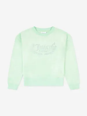 Mädchen Crewneck Sweatshirt in Grün