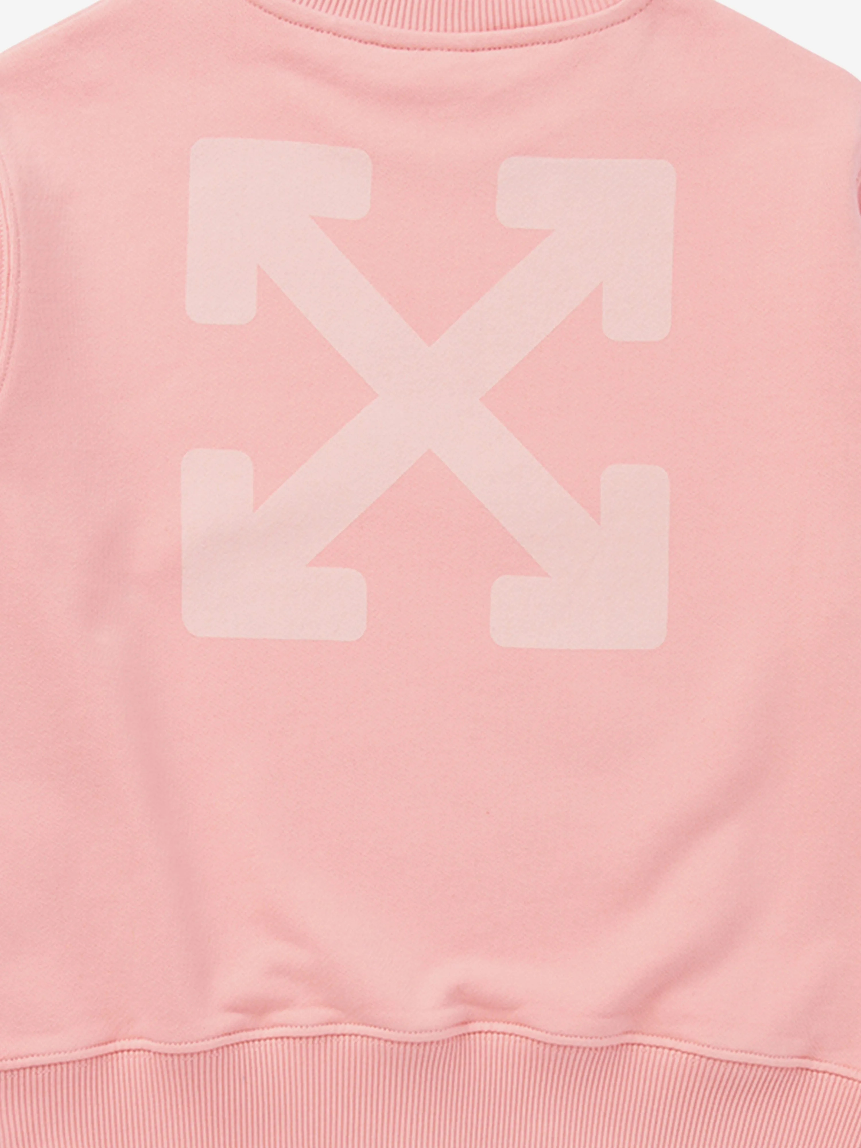 Mädchen Sweatshirt in Rosa eingefärbt