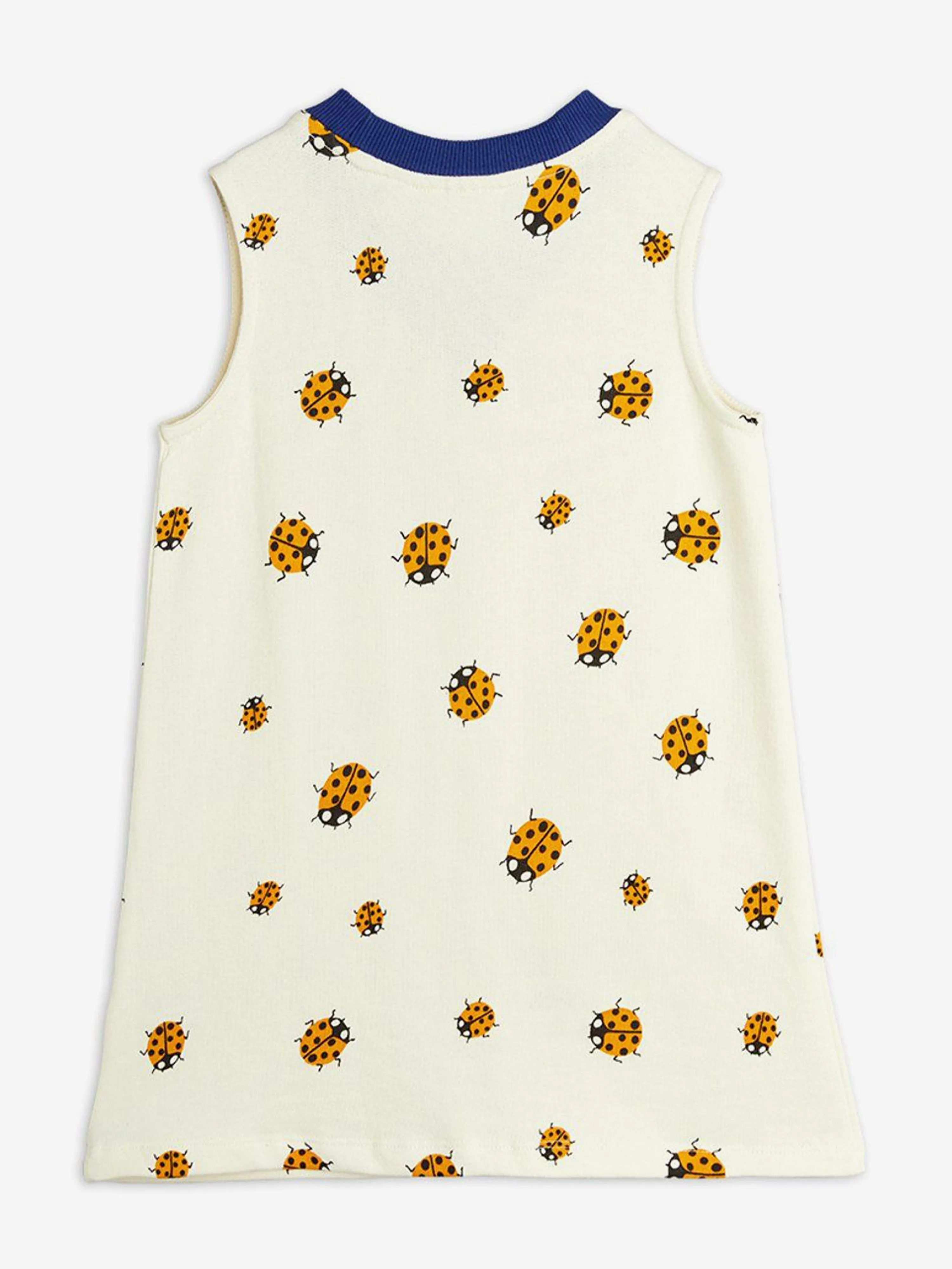 Mädchen Marienkäfer Strickkleid in Elfenbein