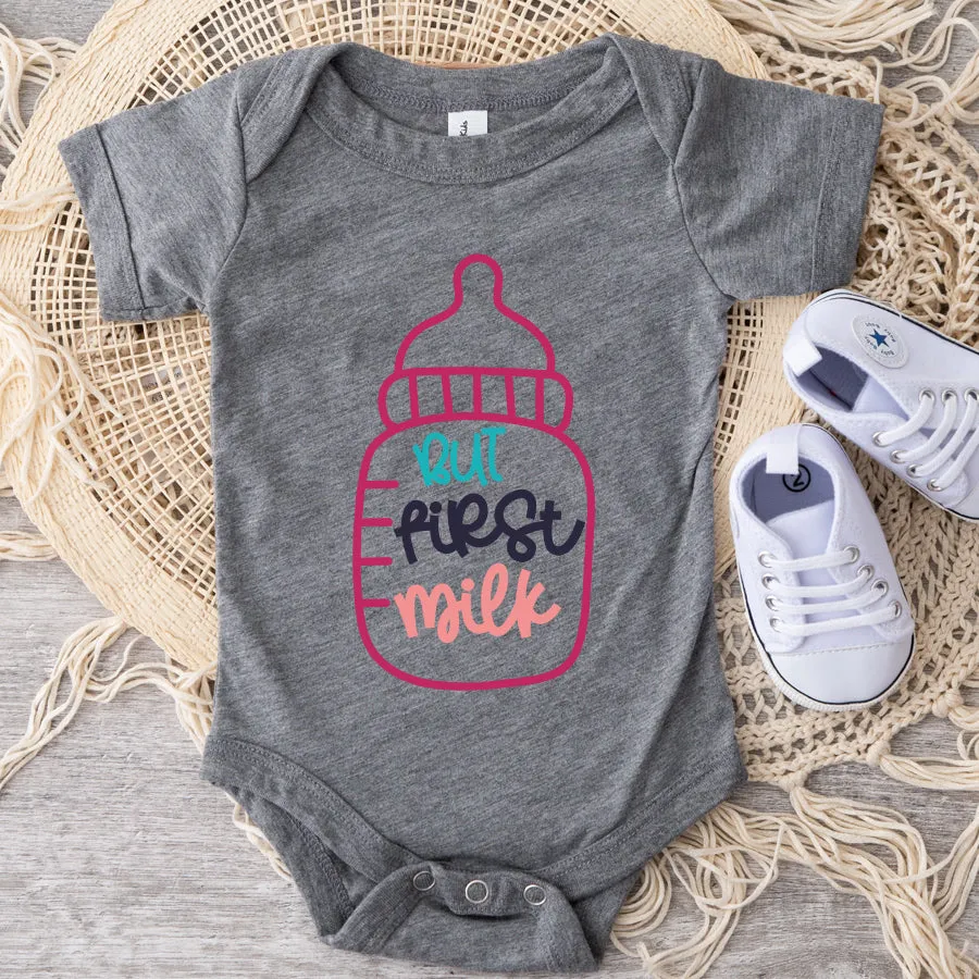 Girls Slogans Multibuy Baby Vest Grey cheap baby clothes online