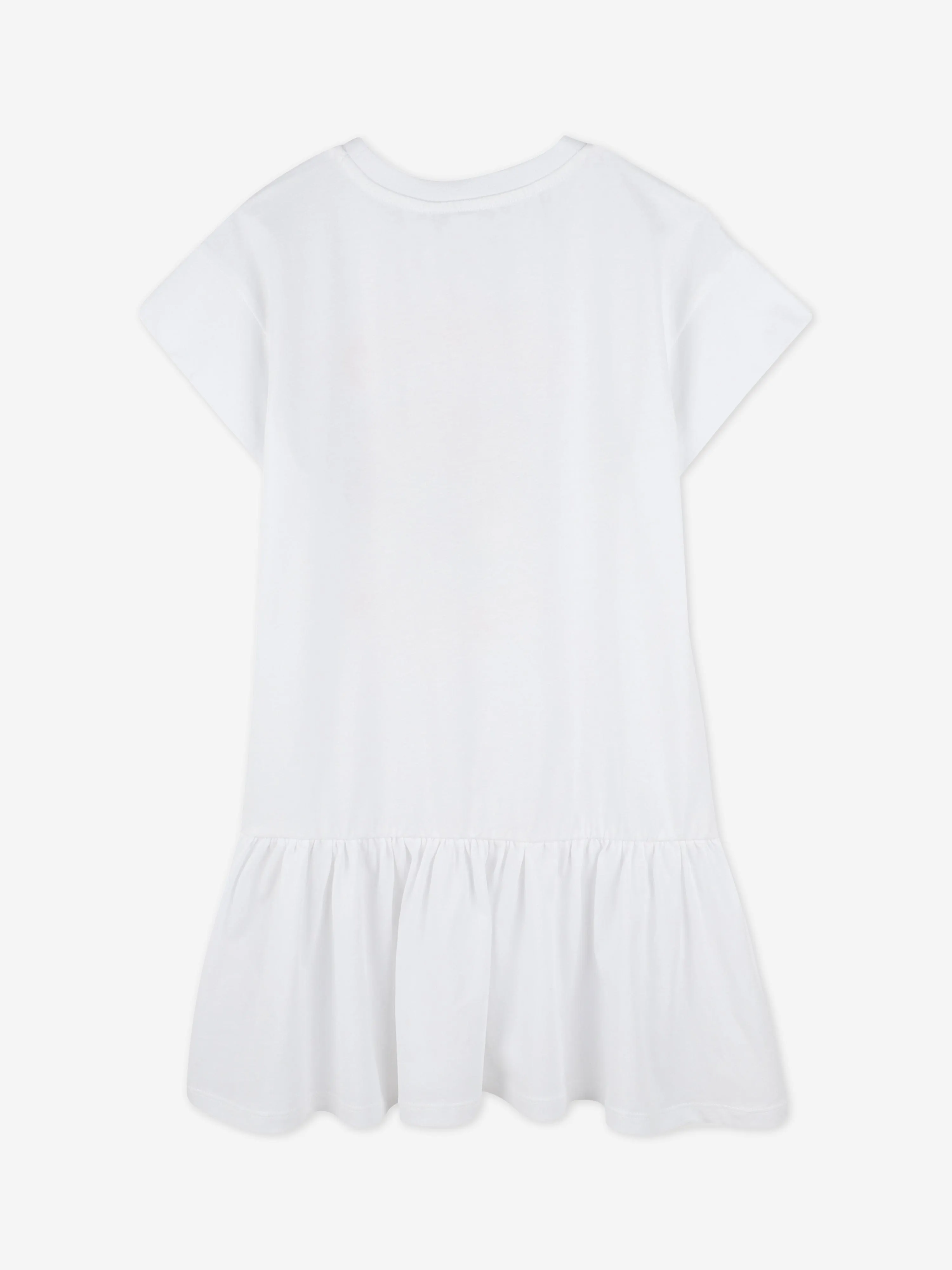 Mädchen Tiger Kleid in Weiß