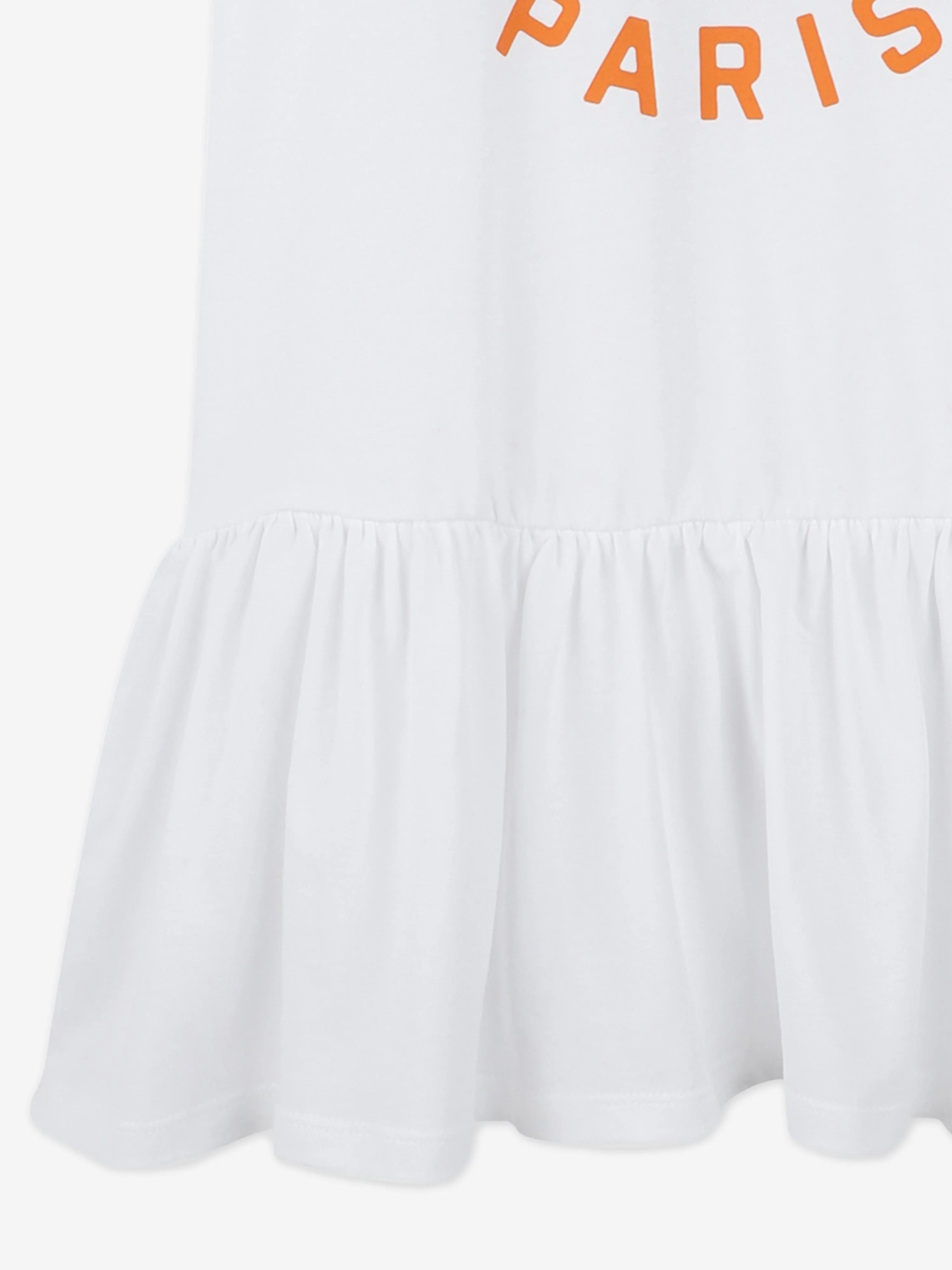 Mädchen Tiger Kleid in Weiß