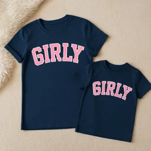 Girly Varsity Matching T-Shirts- Navy nursing tops best deals