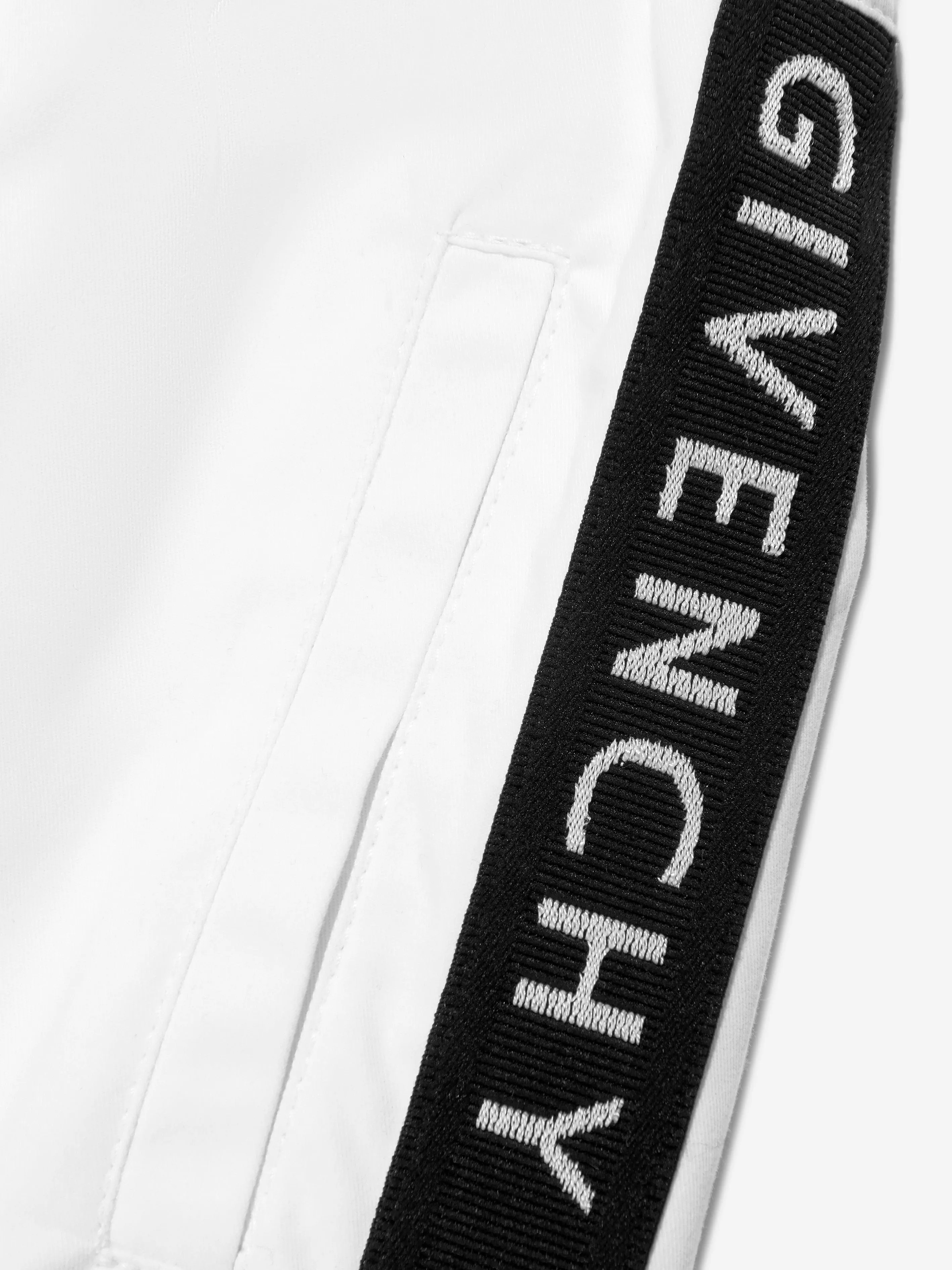 Givenchy Boys Logo Bermuda Shorts in Weiß