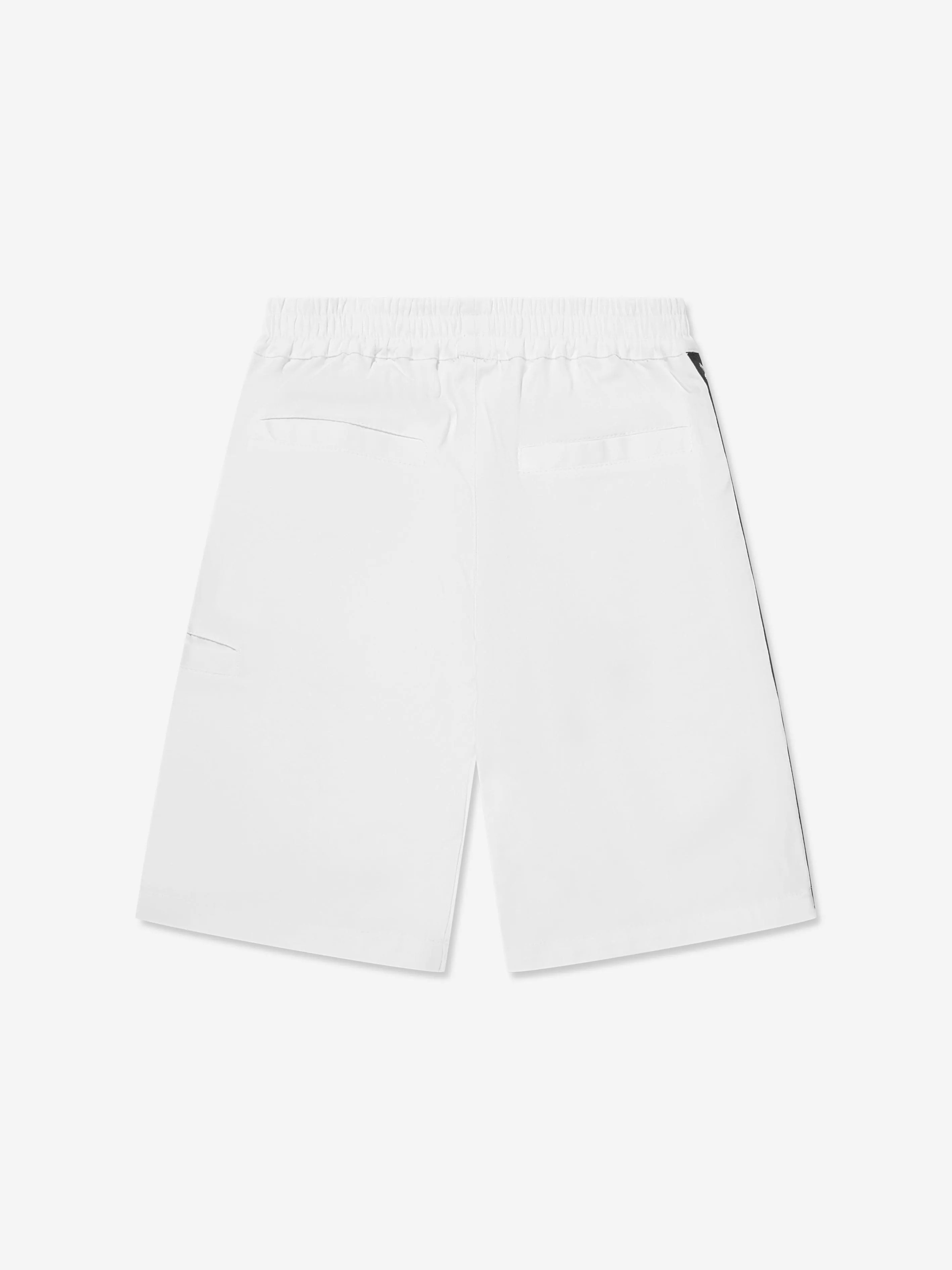 Givenchy Boys Logo Bermuda Shorts in Weiß