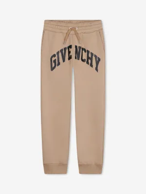 Givenchy Boys Logo Joggerhose in Beige