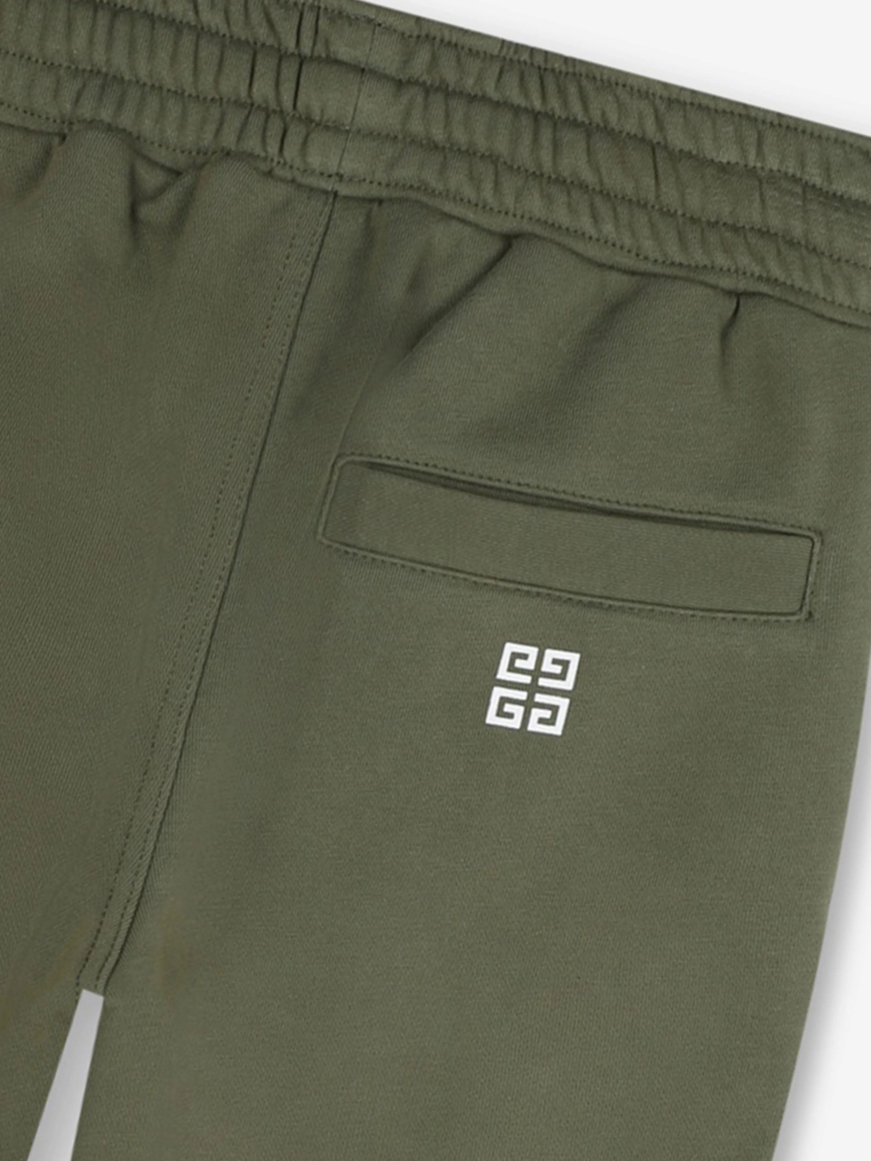 Givenchy Boys Logo Joggerhose in Grün