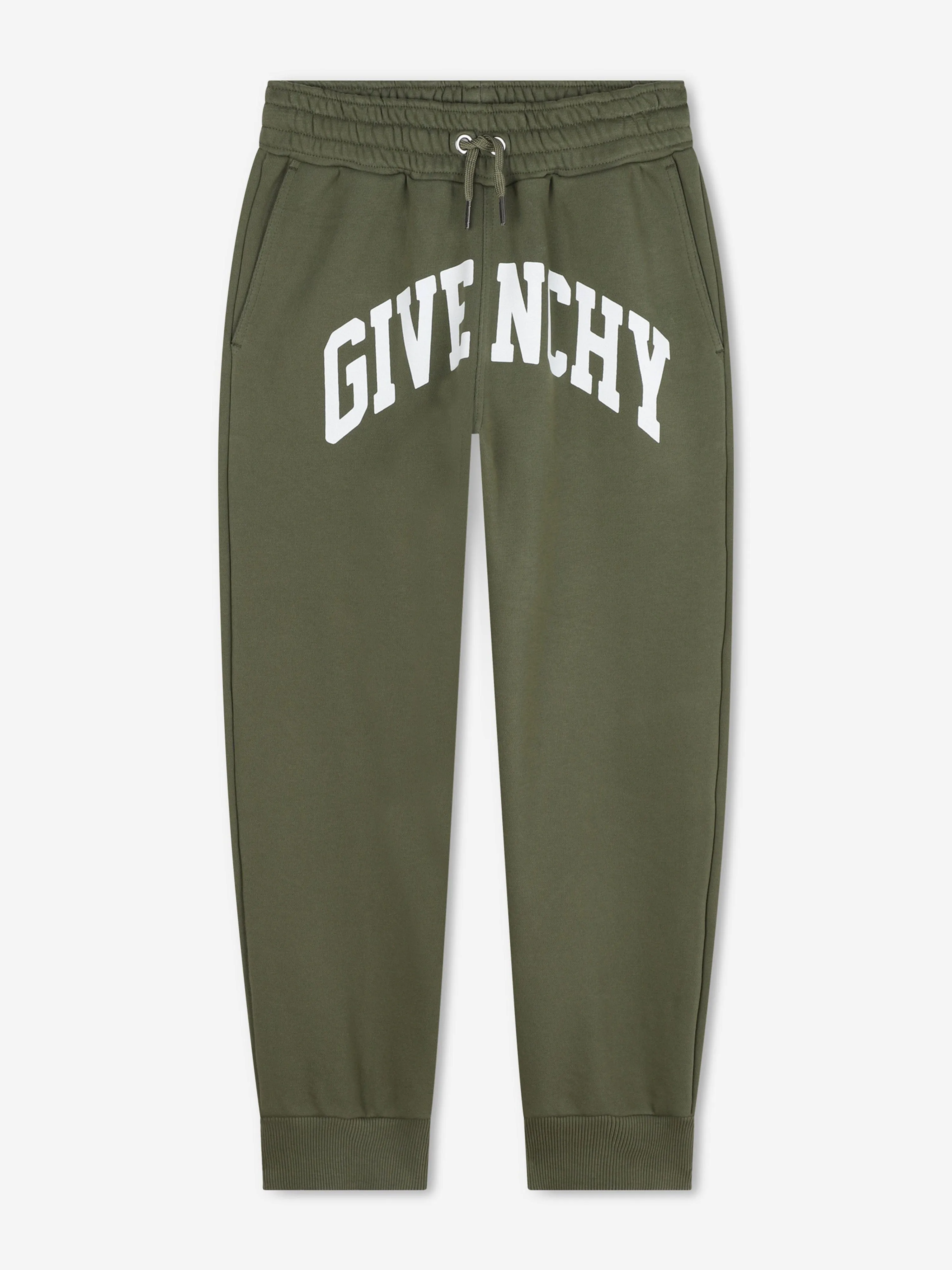 Givenchy Boys Logo Joggerhose in Grün