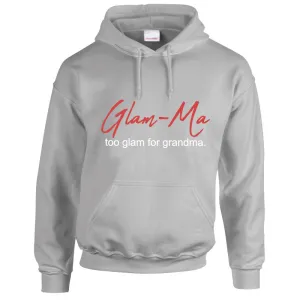 Glam-Ma Grandma Gold Hoodie (MRK X) Grandparent Clothing - grandma outfits sale