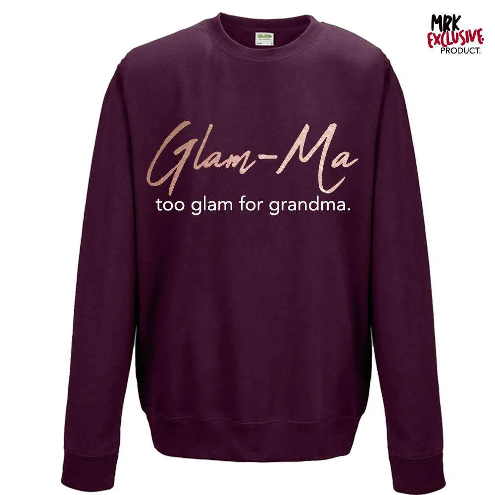 Glam-Ma Since Sweatshirt (MRK X) grandma outfits sale