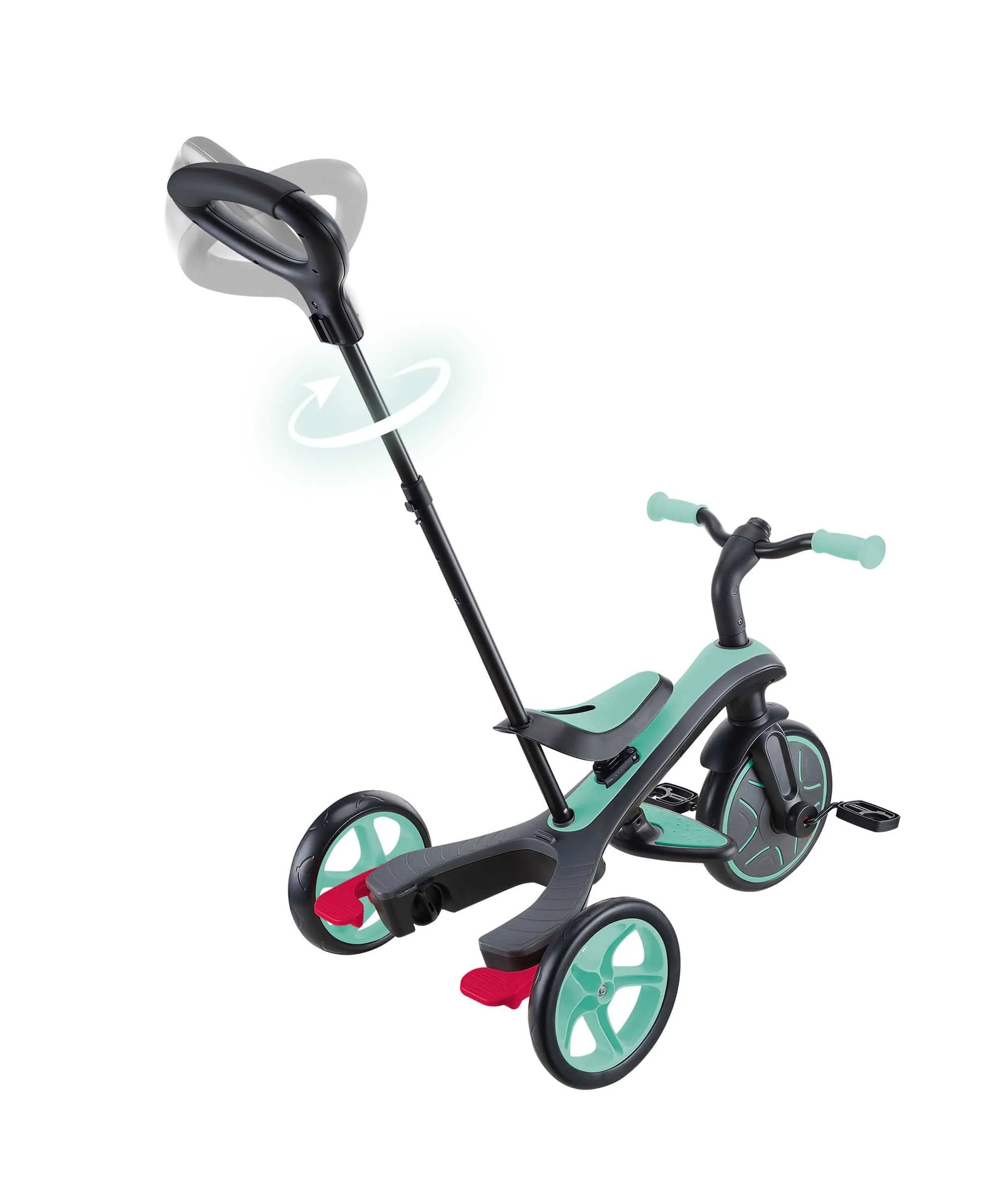 Globber Explorer Dreirad 4 in 1 - Minze