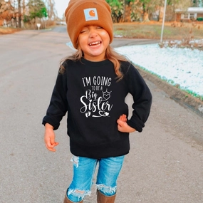 Going To Be A Big Sister Sweatshirt girls jeans best deals