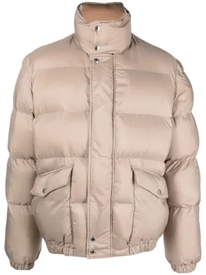 Graffiti-Print Puffer Jacket winter jackets clearance