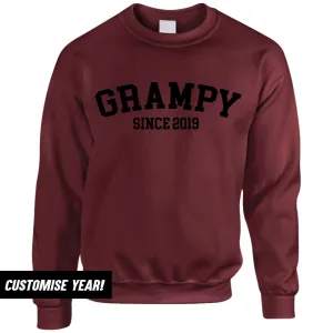 Grampy Since Sweatshirts (MRK X) Grandparent Clothing - senior fashion cheap