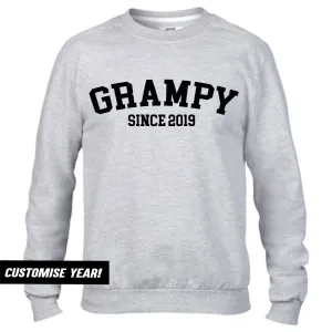 Grampy Since Sweatshirts (MRK X) Grandparent Clothing - senior fashion cheap