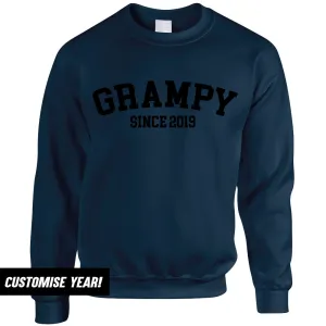 Grampy Since Sweatshirts (MRK X) Grandparent Clothing - senior fashion cheap