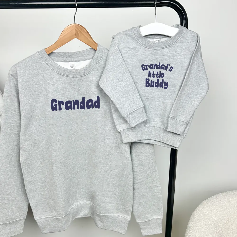 Grandad & Grandad's Little Buddy Matching Sweatshirts