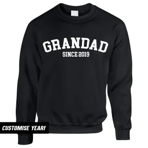 Grandad Since Sweatshirts (MRK X) Grandparent Clothing - senior fashion cheap
