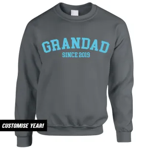 Grandad Since Sweatshirts (MRK X) Grandparent Clothing - senior fashion cheap
